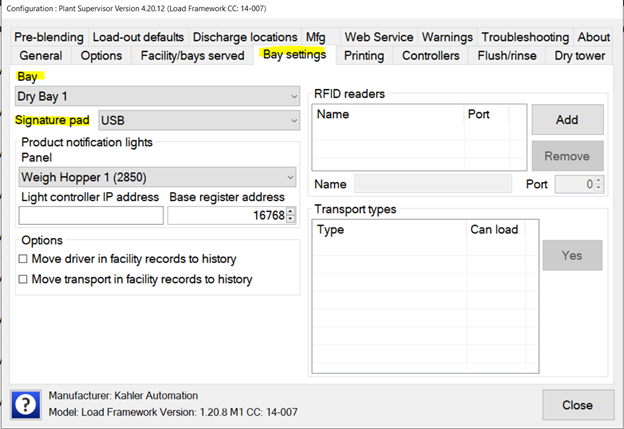 PSX - How to enable or disable signature pad