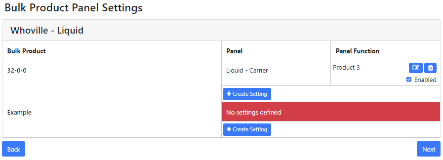 Instructions Example For Product Set Up Product Setup Tool