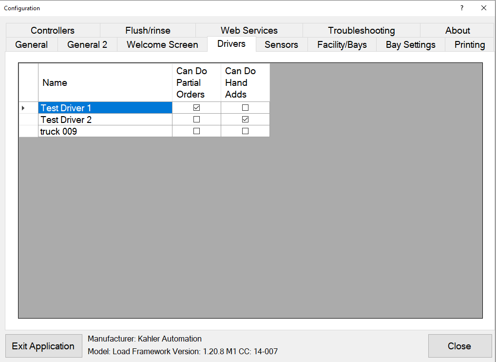 Adding a Driver Record